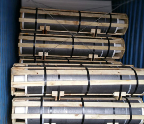 La barra redonda del electrodo de grafito de HP del poder más elevado forma el diámetro de 75-600m m