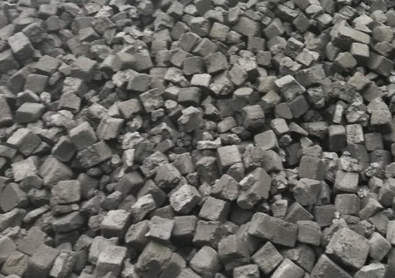 Tamaño mineral formado cúbico bajo del producto substituto 120x120x 120m m del coque de S