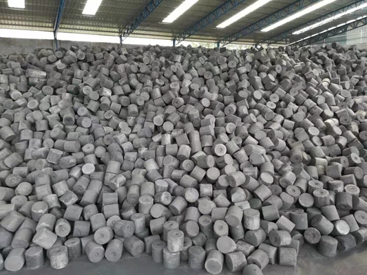 Materias primas formadas el 10% de la acería del coque de la ceniza para la fusión del metal
