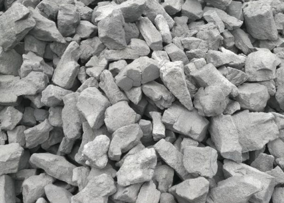 Excelente rendimiento grande mineral del tamaño del coque negro de la fundición de la ceniza el 10%