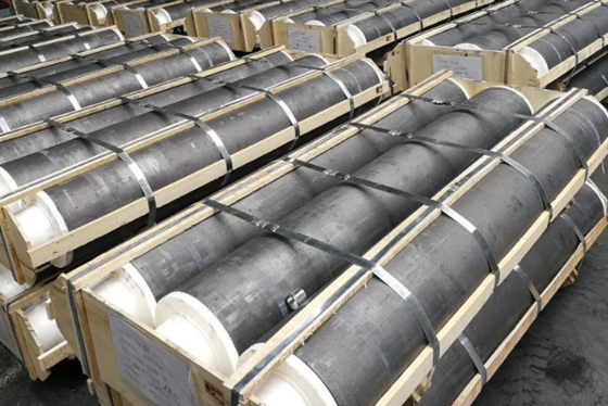 Materias primas industriales del electrodo de grafito de UHP para la resistencia baja de los hornos de arco