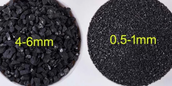 El carbón de antracita aditivo modificado para requisitos particulares del carbono del tamaño pulveriza la temperatura de trabajo 1300-1400℃
